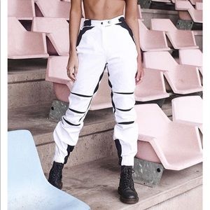 Full throttle motoski pants white